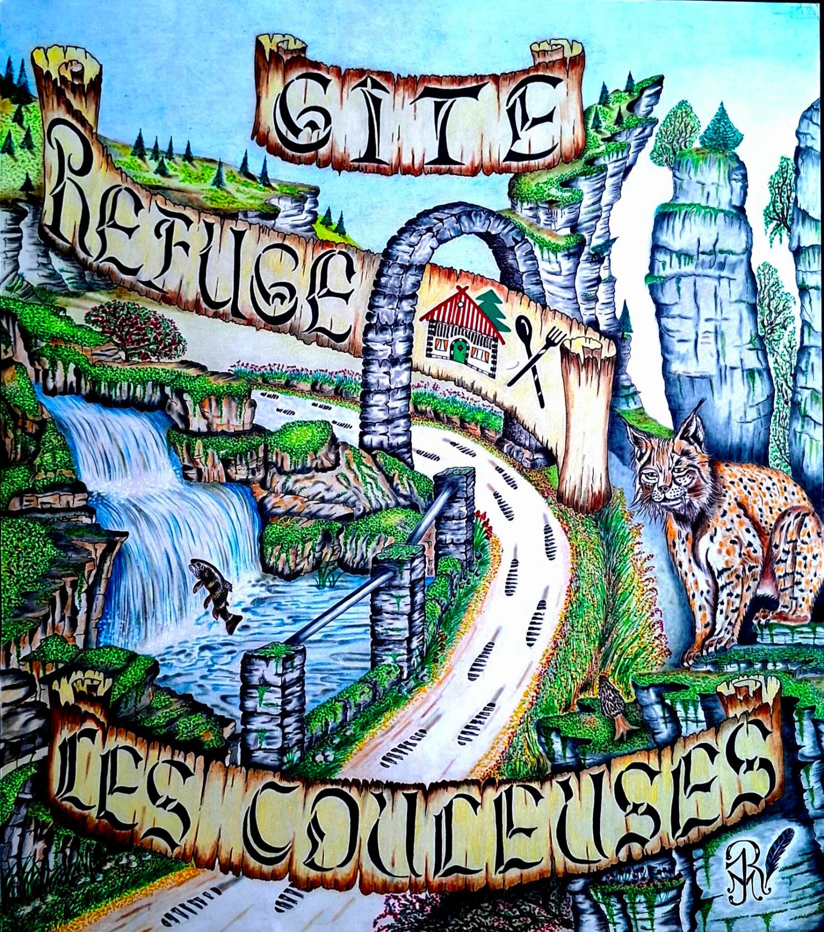 logo gîte les couleuses